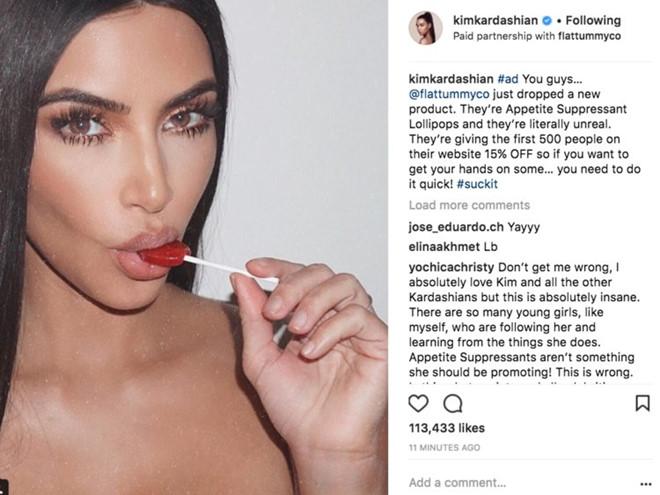Chị em Kardashian hết đường quảng cáo thuốc giảm cân trên Instagram-1