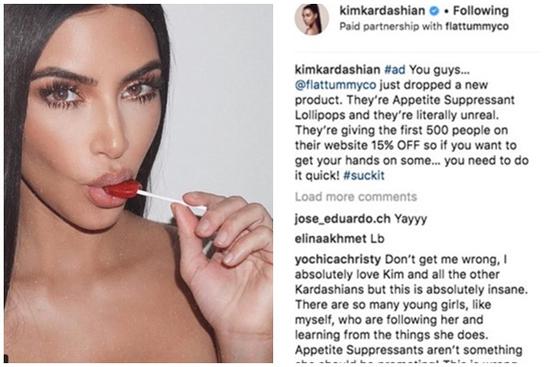 Chị em Kardashian hết đường quảng cáo thuốc giảm cân trên Instagram