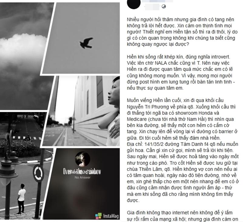 Người thân lên tiếng về cái chết đột ngột của soái ca Người Ấy Là Ai-4