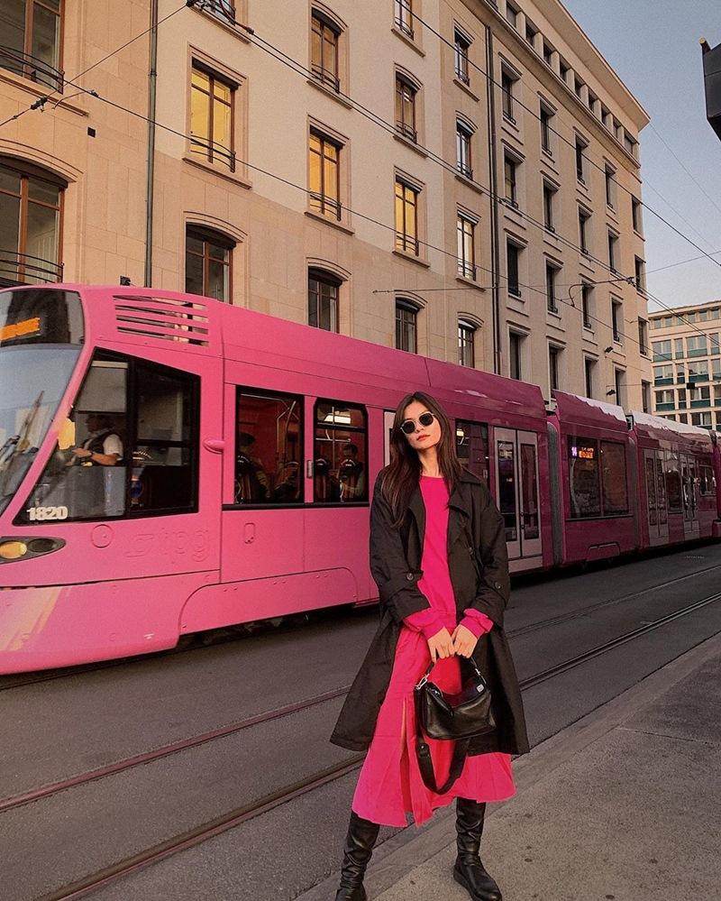 Thời tiết giao mùa muốn mặc đẹp và chất hãy học Văn Mai Hương, Jun Vũ-7