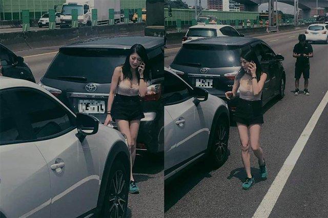 Xuất hiện vài giây trên đường, gái xinh bỗng nổi như cồn nhờ phong cách ăn mặc phóng khoáng-1