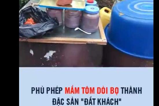 Xem xong clip này, đảm bảo ai mê mắm tôm sẽ phải suy ngẫm về việc từ bỏ đam mê