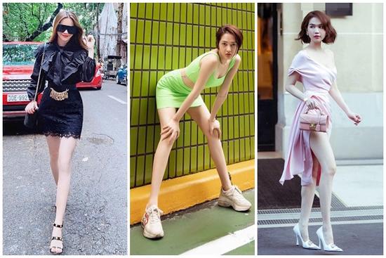 Hồ Ngọc Hà - Ngọc Trinh - Bảo Anh khoe street style không quên phô diễn cặp đùi mật ong trứ danh