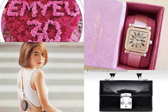 Ngọc Trinh khoe quà sinh nhật, đáng chú ý nhất là bó hoa lớn hình trái tim báo hiệu tình đã yên