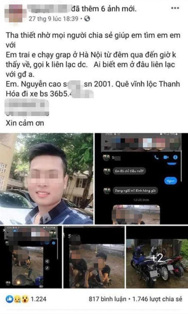 Vụ nam sinh chạy Grab bị sát hại ở Hà Nội: Hành trình tìm kiếm nạn nhân từ tin nhắn gửi về và chiếc dép ở hiện trường-1