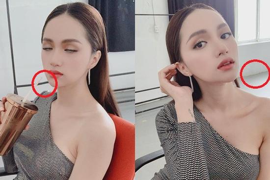 Tưởng mặt đẹp chuẩn không cần chỉnh, nào ngờ Hương Giang vẫn bị soi photoshop méo tường