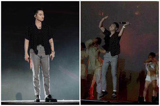 Sơn Tùng bị nghi rách quần vì quẩy quá sung trên sân khấu