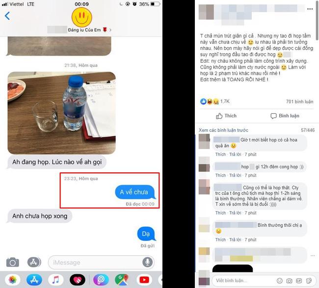 Bạn trai đi họp lúc nửa đêm còn gửi ảnh cho bạn gái, dân mạng tìm ra lý do đang ở nhà nghỉ chứ họp hành gì-1