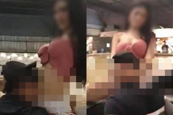 Bất chấp có người cặp nam nữ vẫn thản nhiên ôm hôn, sờ soạng phản cảm trong quán trà sữa ở Lạng Sơn-5