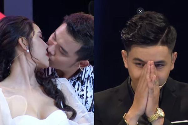 Hoa khôi hôn bạn diễn ở show hẹn hò đang suy sụp, phải truyền nước-3