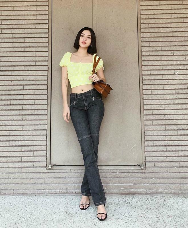 Bí quyết phối đồ với quần jeans đẹp như Hà Tăng và dàn mỹ nhân Việt-6
