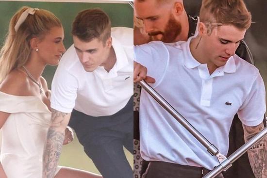 Justin Bieber lấy lại vẻ ngoài phong độ trong ngày cưới