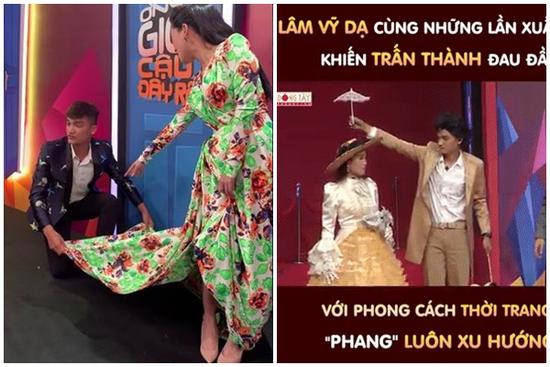 Trấn Thành 'đau đầu' về phong cách thời trang quá lố của cặp đôi Lâm Vỹ Dạ - Mạc Văn Khoa