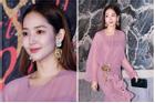 'Tuyệt phẩm dao kéo' Park Min Young duyên dáng với đầm hồng pastel kiểu cách