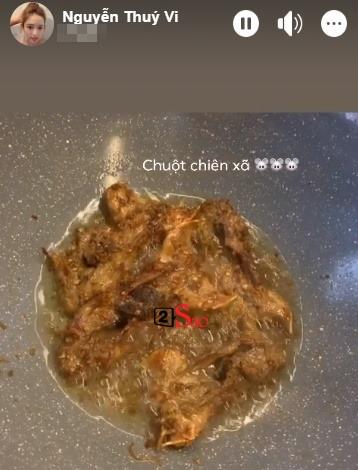 Thúy Vi khoe món thịt chuột siêu ngon do tự tay chế biến làm dân tình khiếp sợ-1