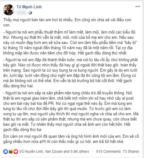 Lynk Lee lên tiếng trước nghi án phẫu thuật thẩm mỹ và đập đá thành thần-3