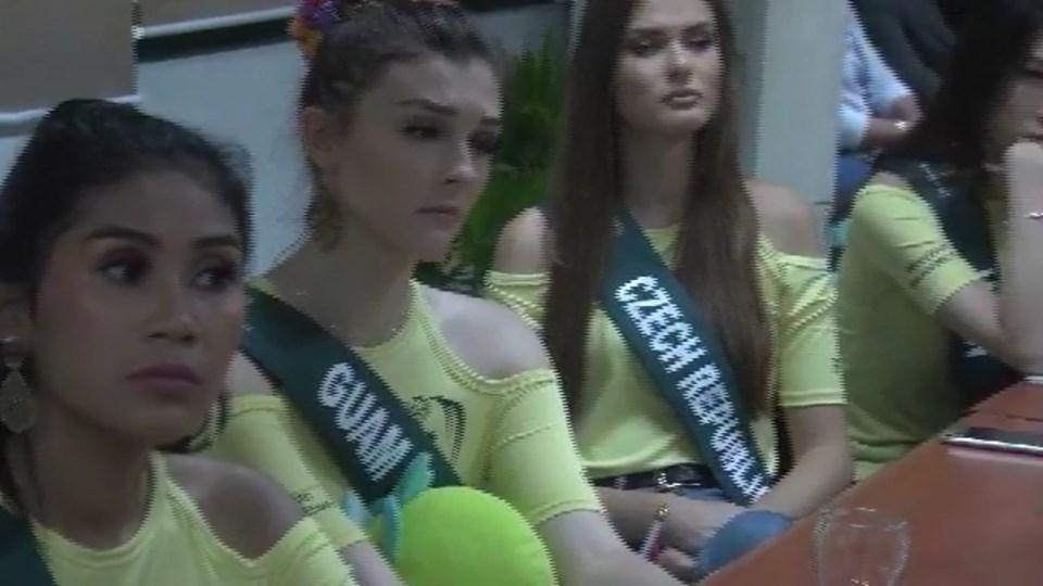 Thí sinh Hoa hậu Trái Đất 2019 đờ đẫn, đại diện Việt Nam cũng ngáp ngắn ngáp dài khi phải nghe thuyết trình liên miên-10