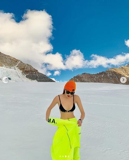 Minh Triệu - Kỳ Duyên chơi lớn khi đưa nhau lên núi tuyết mới chịu... lột đồ-3