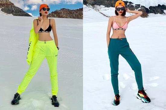 Minh Triệu - Kỳ Duyên chơi lớn khi đưa nhau lên núi tuyết mới chịu... lột đồ