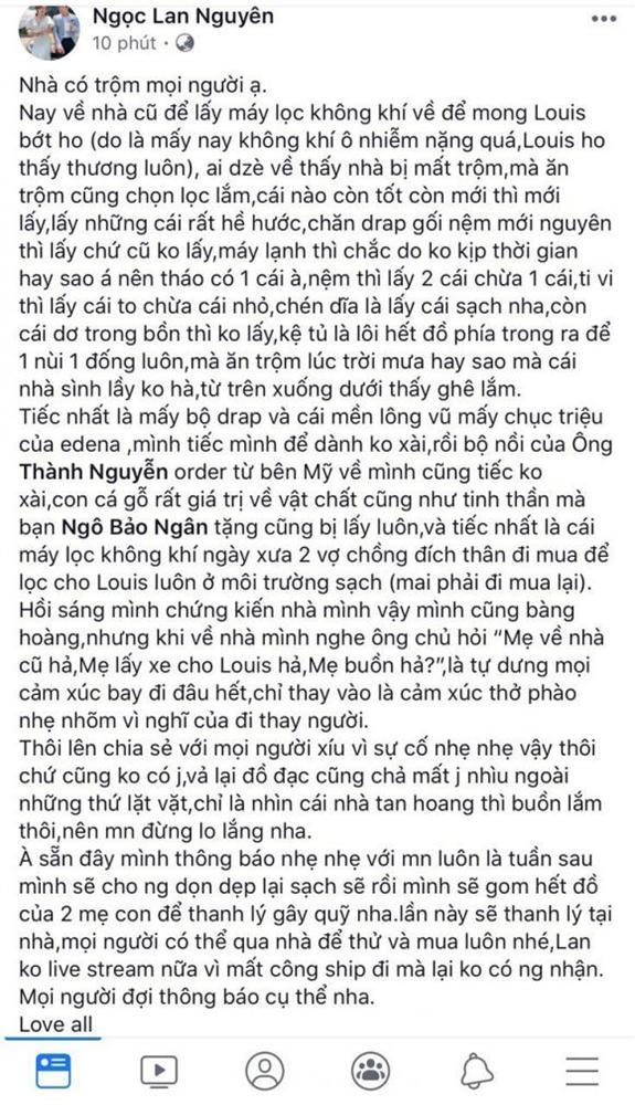 Sao Việt bị trộm đột nhập vào nhà: Người mất đồ kỷ niệm, kẻ bị khoắng sạch gia sản hàng tỷ đồng-1