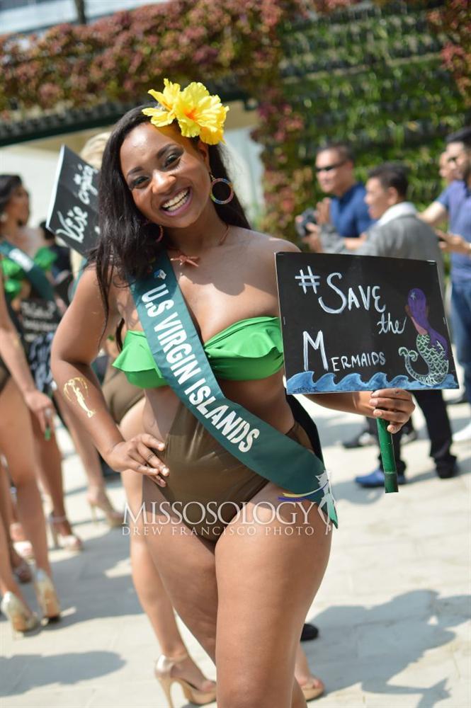 Dàn thí sinh Hoa hậu Trái đất 2019 lộ mặt xấu, ngực lép, eo bánh mì-13