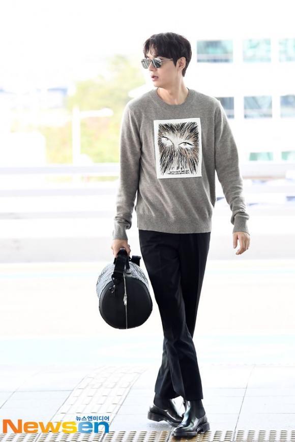 Lee Min Ho khiến fan mê mẩn khi sải bước ở sân bay với set đồ hàng trăm triệu đồng-2