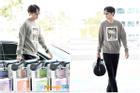 Lee Min Ho được khen đẹp như chụp họa báo khi xuất hiện ở sân bay