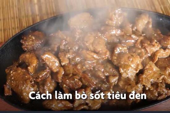 Đón thu với món bò sốt tiêu đen ngon khó cưỡng