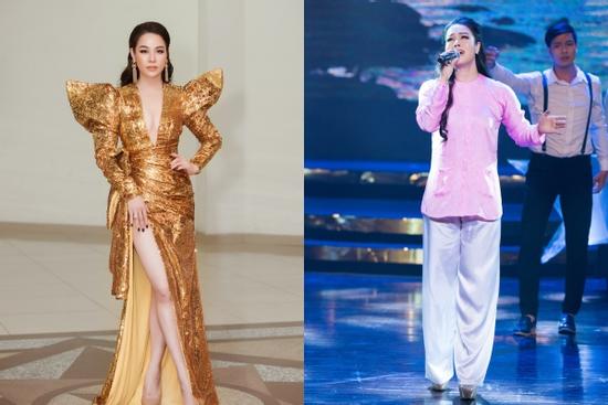 Thắng lớn với vai 'Thị Bình', Nhật Kim Anh diện áo bà ba lên sân khấu nhưng đáng chú ý là đôi giày cao gót