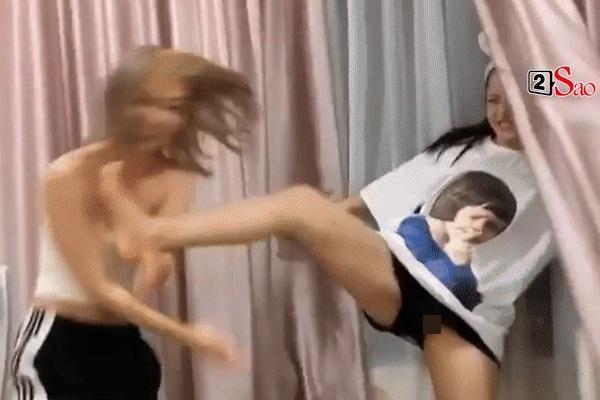 Bị SunHT dọa ma, Chi Pu đạp thẳng vào ngực bạn nhưng không ngờ chính mình bị lộ hàng-3