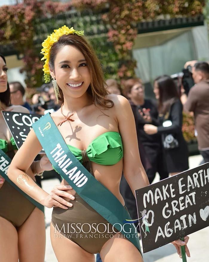 Hoa hậu Trái Đất Thái Lan rách vòng 3 vì bơm quá đà-3