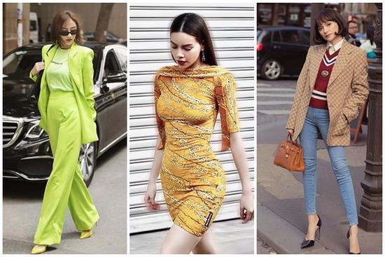 Hà Hồ phô diễn body không chút mỡ thừa - Hương Giang khoe street style đẳng cấp chẳng kém sao quốc tế