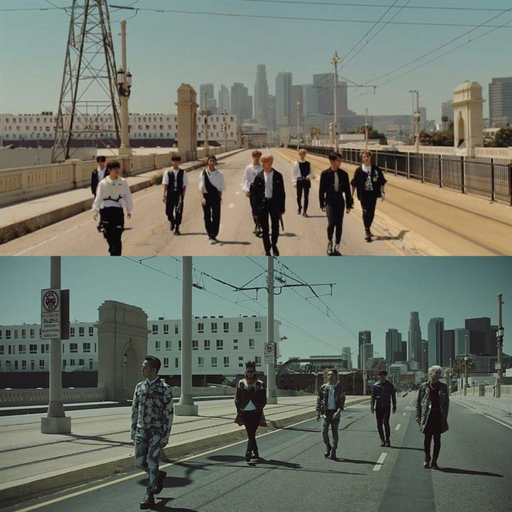 Mỉa mai Big Bang không phải nhóm nhạc huyền thoại nhưng JYP lại cho gà nhà học theo-1