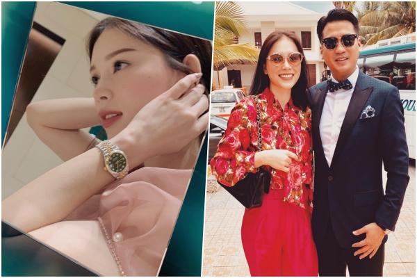 Linh Rin gặp sự cố khi mặc váy cưới, em chồng Tăng Thanh Hà không giúp bạn gái mà chỉ động viên và tặng hoa-7