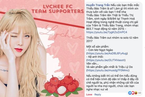 Đặt tên FC sau 6 năm đi hát, Thiều Bảo Trâm bị hỏi 'Là ai mà cũng có fan?'