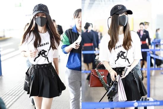 Giữa lùm xùm bị Lưu Thi Thi cướp trợ lý, Angelababy xuất hiện kín mít khác lạ