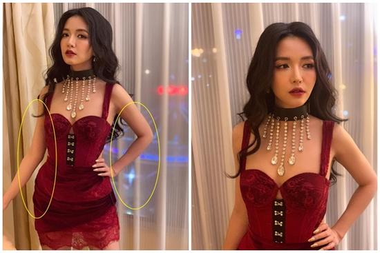Xinh như Bích Phương mà cũng photoshop ảo lòi đến dị dạng cả cánh tay