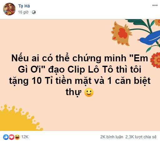 Mẹ nuôi Jack và K-ICM tuyên bố tặng nóng 10 tỷ cho ai tìm được bằng chứng Em Gì Ơi đạo nhạc-2