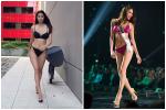 Sau 4 năm thi Miss Universe, Phạm Hương lại catwalk với bikini nhưng đã khác xưa nhiều lắm rồi
