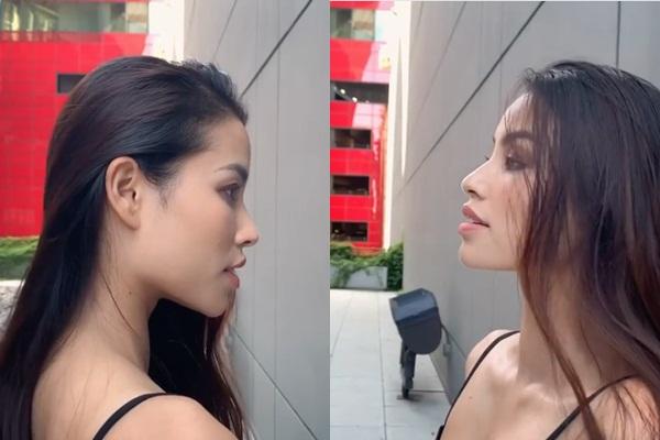 Phạm Hương đăng clip catwalk, anti-fan bóc phốt: Ai chẳng biết chị sửa mũi - gọt hàm - làm răng-2