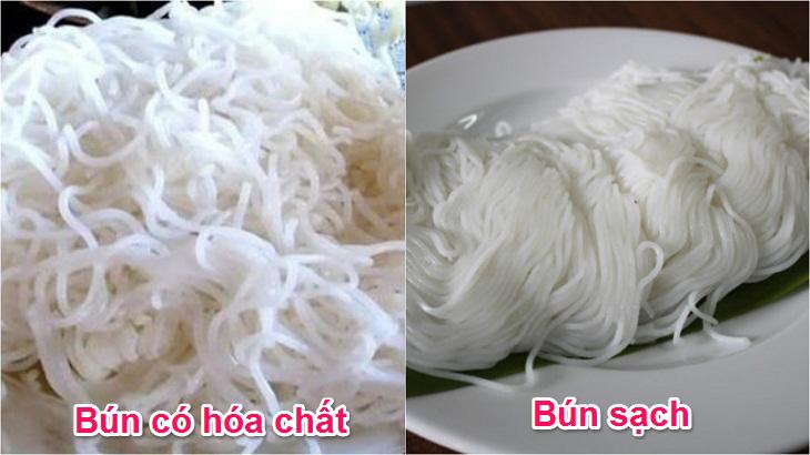 4 cách phân biệt bún sạch và bún nhiễm hóa chất, bà nội trợ nào cũng nên biết-1