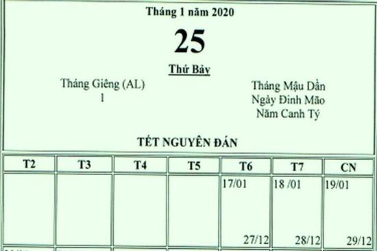 Thủ tướng chốt phương án nghỉ Tết Nguyên đán 2020