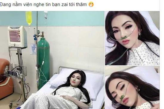 Đang nằm viện, nghe tin bạn trai tới thăm, cô gái bật dậy trang điểm nhưng nhìn khuôn mặt sau đó ai nấy đều hết hồn