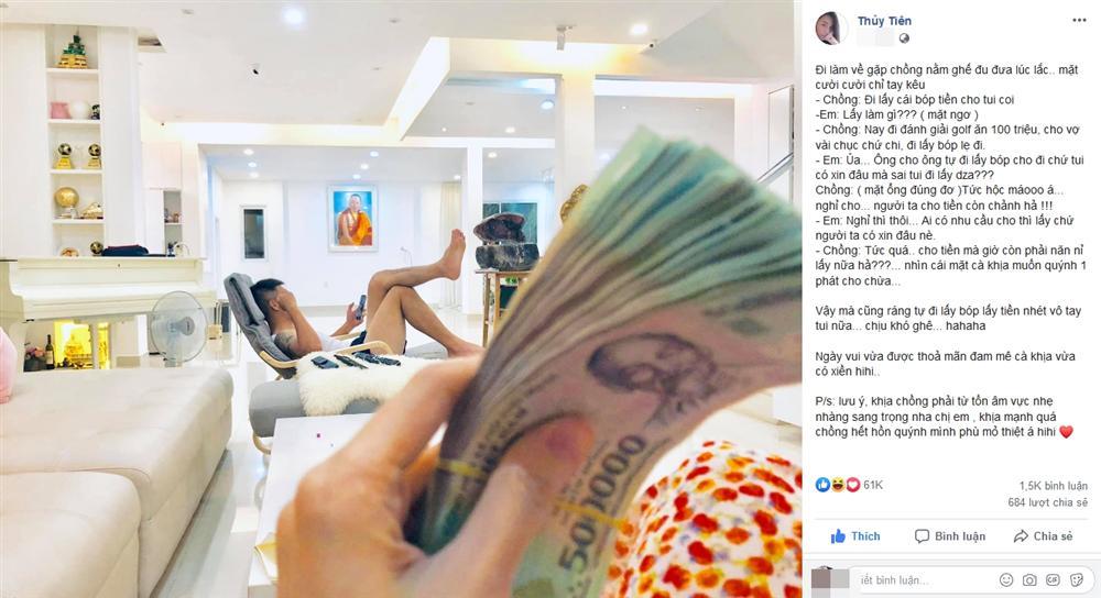 Cà khịa Công Vinh ra mặt, Thủy Tiên không ngờ được hưởng ngay xấp tiền dày-2