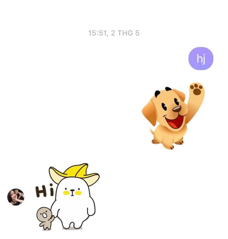 Thả vu vơ sticker làm quen, ai dè 5 tháng sau lấy ngay được vợ-1