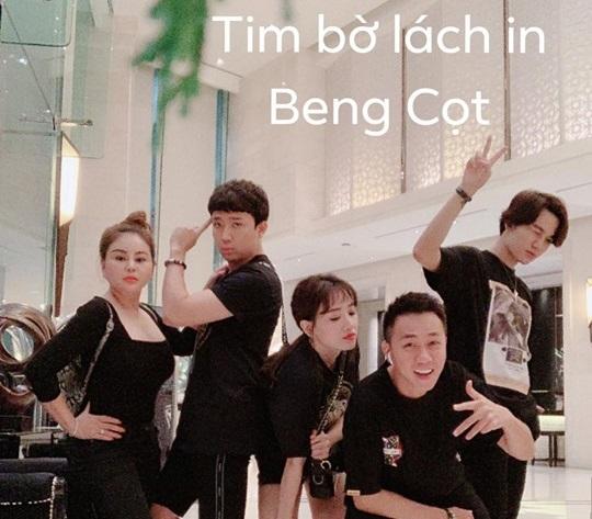 Team Trấn Thành khoe ảnh cùng nhau du hí, mọi sự chú ý đều tập trung vào gương mặt 10 kiểu như 1 của Lê Giang-5