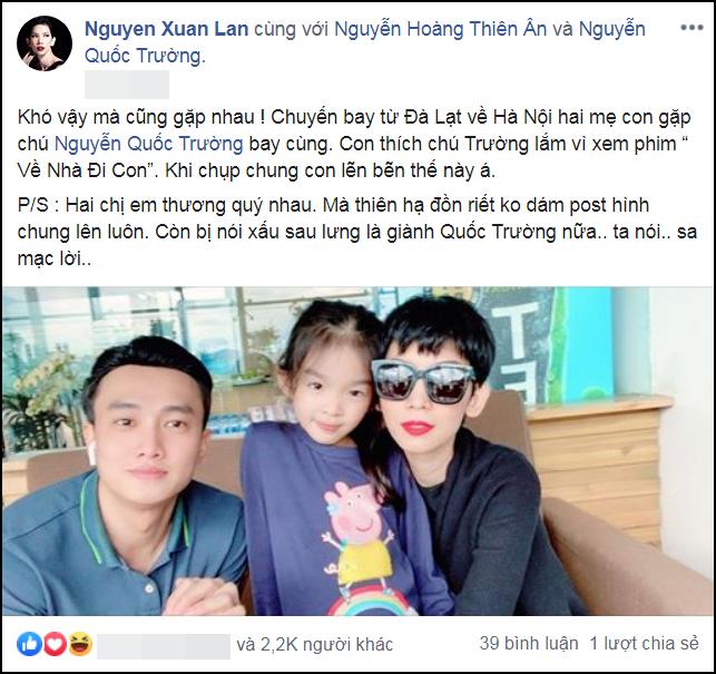 Xuân Lan bị đồn hớt tay trên Quốc Trường, sợ mang tiếng đến nỗi không dám đăng ảnh chụp chung-1