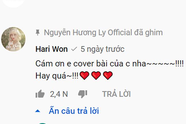 Hari Won bị nghi ngờ phải trả 20 triệu cho Hương Ly để thánh cover đồng ý hát lại bài mới mà vẫn bể kèo-4