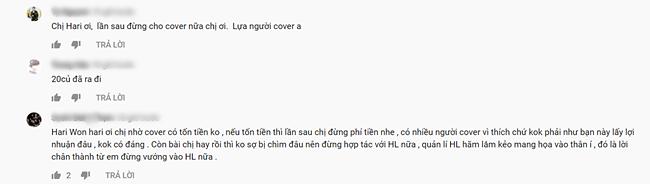 Hari Won bị nghi ngờ phải trả 20 triệu cho Hương Ly để thánh cover đồng ý hát lại bài mới mà vẫn bể kèo-6