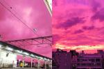 Bầu trời Nhật Bản tím lịm kỳ dị khi siêu bão Hagibis sắp đổ bộ